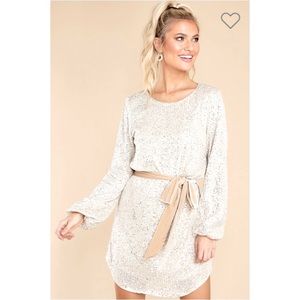 Champagne Sequin Dress